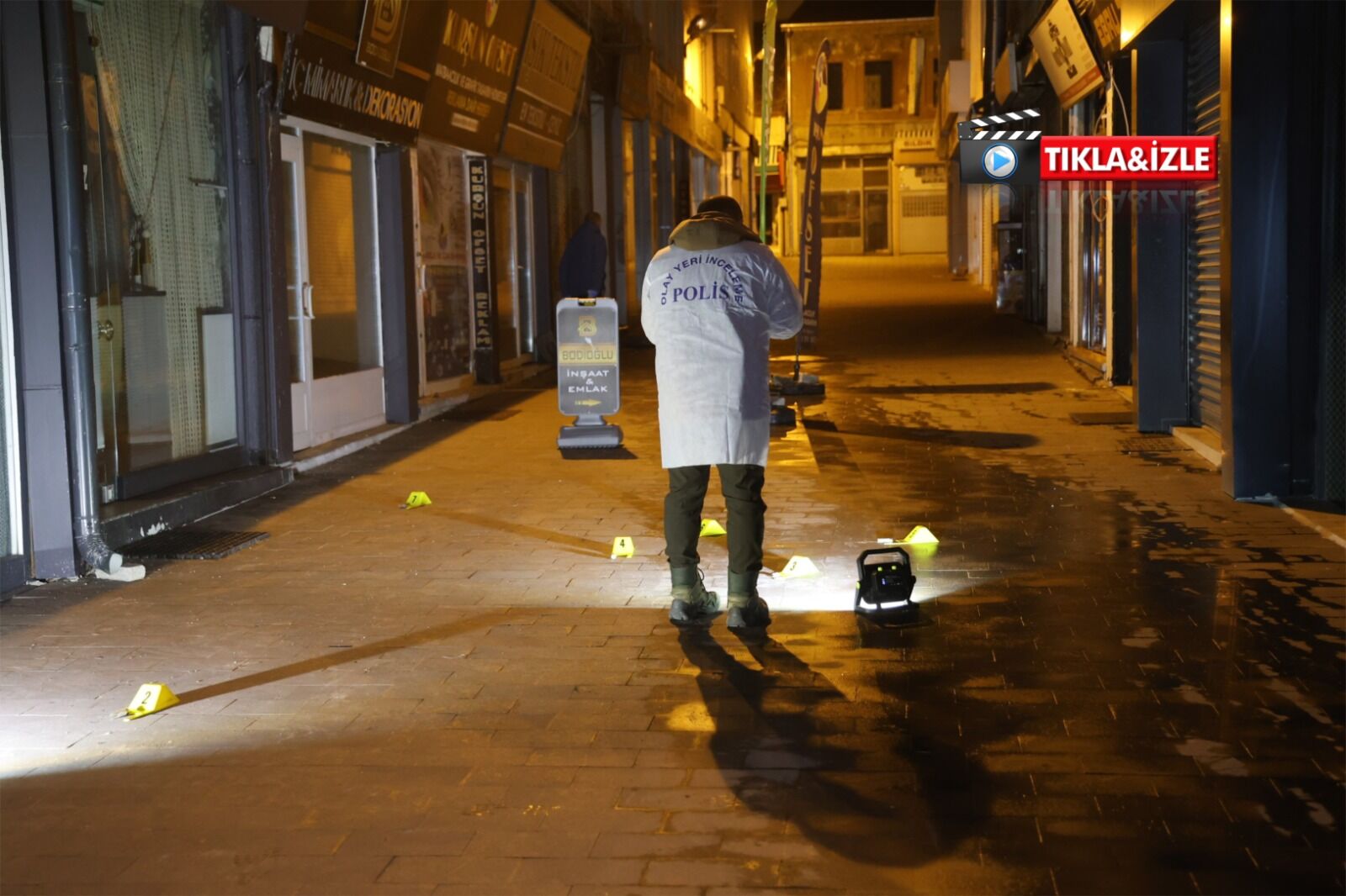 Gece yarısı Nevşehir’de iş yerine kurşun yağdırdılar