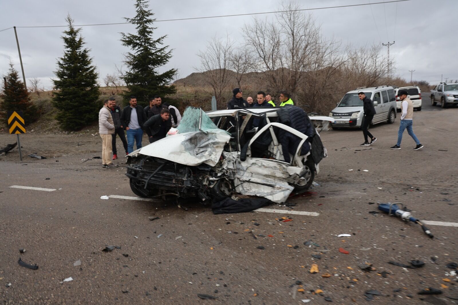 Nevşehir-Acıgöl yolunda korkunç kaza: 2 ölü, 7 yaralı