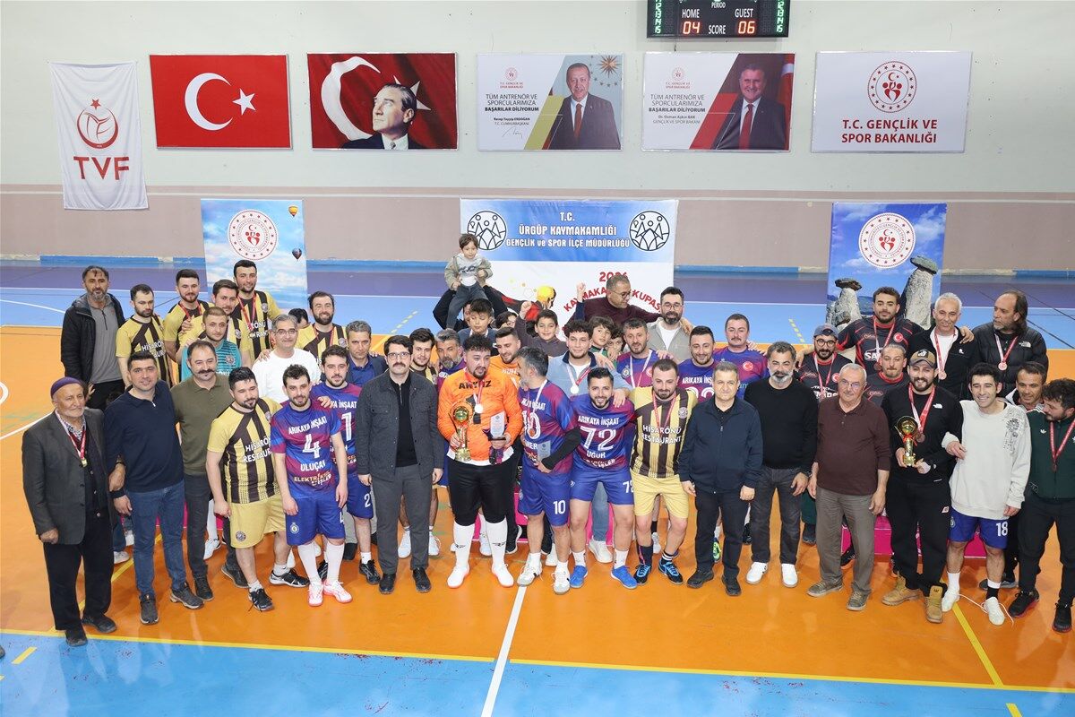 Ürgüp’te futsal heyecanı sona erdi: Şampiyon belli oldu