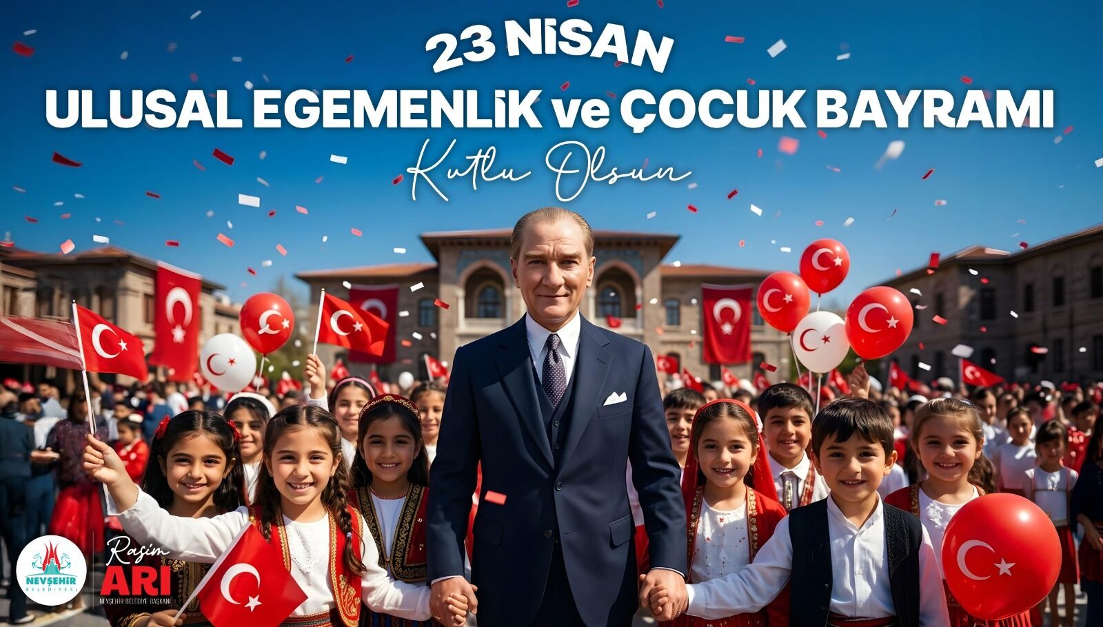 Başkan Rasim Arı’dan 23 Nisan Mesajı: “Geleceğimiz Çocuklarımızdır”