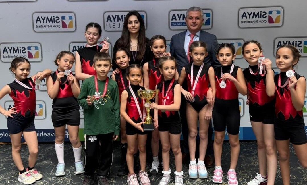 Jimnastik müsabakalarına Simya Koleji damgası