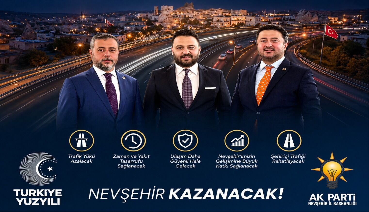 Nevşehir’in beklediği çevre yolu ihalesi yapıldı