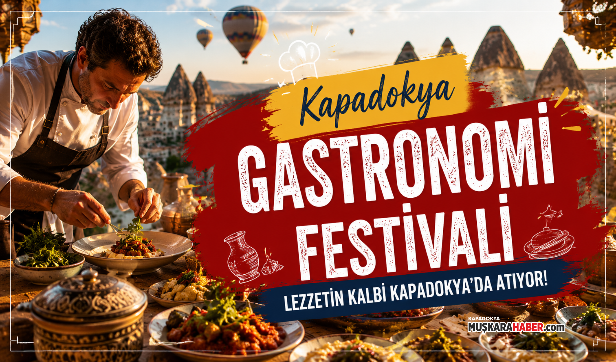 Kapadokya’da sofra yeniden kuruluyor: Gastronomi festivali 5. kez başlıyor