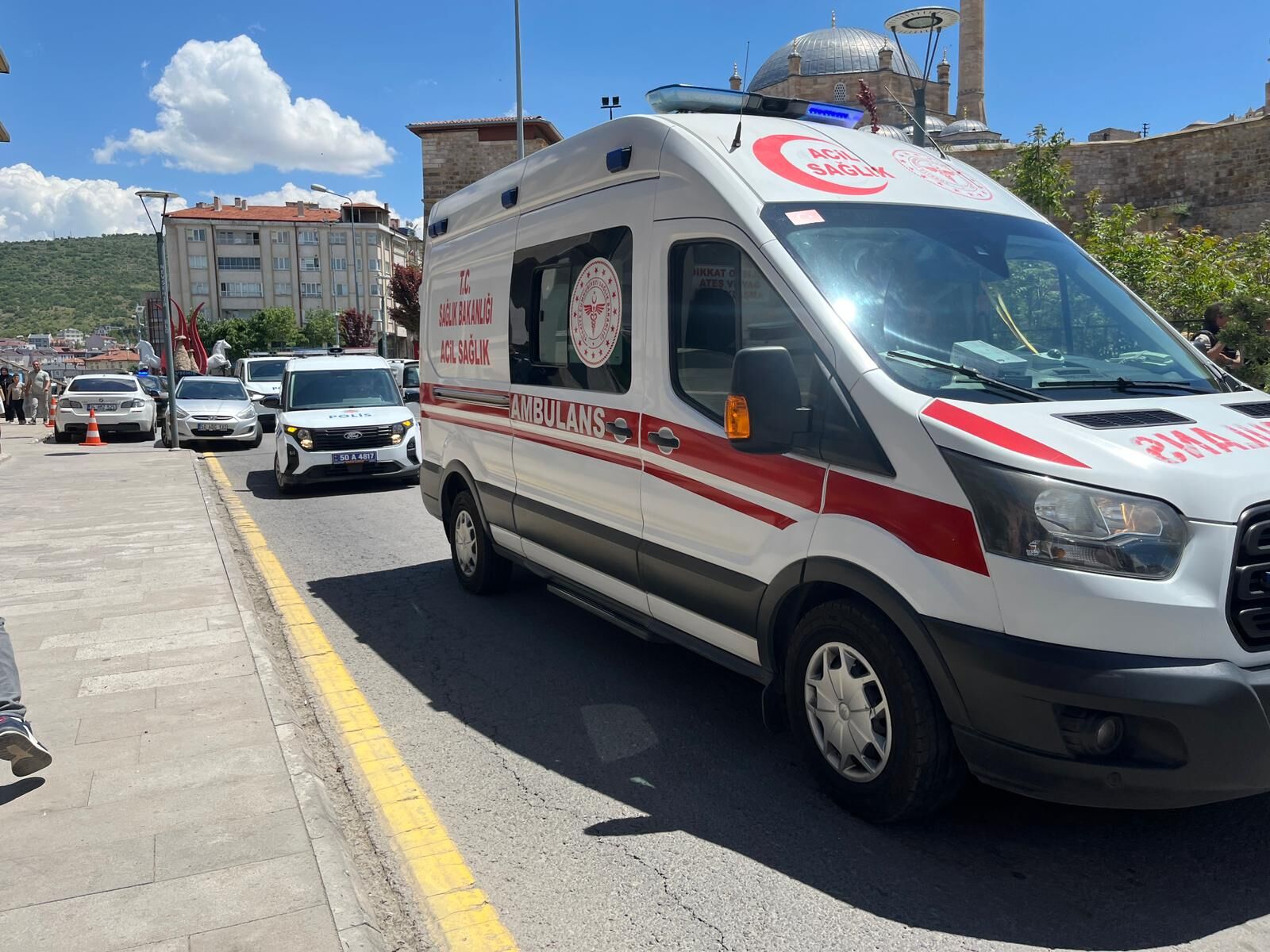 Nevşehir'de Çarşı Ortasında Silahlı Kavga 1 Yaralı (4)