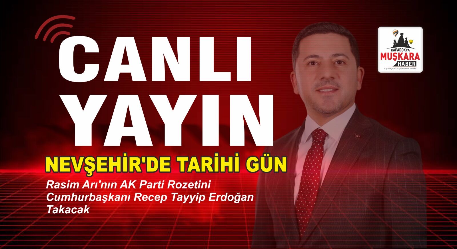 CANLI | Siyasi gündemin en çok konuşulan anı! Rasim Arı'ya AK Parti rozeti takılıyor