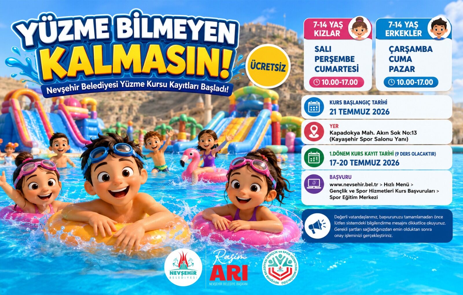 Nev Bel Yüzme Kursu 001