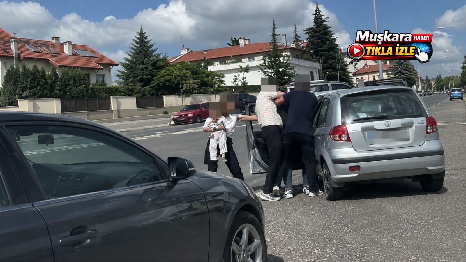 Nevşehir’de trafikte saldırı kamerada: Cezası ağır oldu