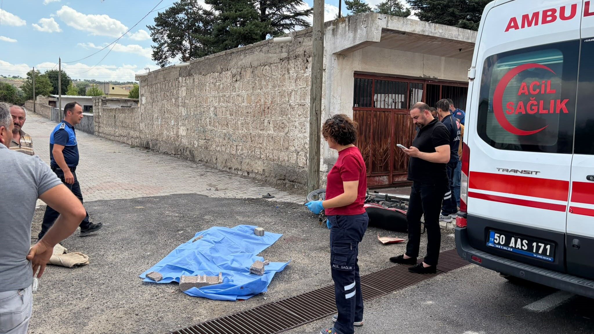 Nevşehir’de motosiklet kazası: Yola savrulan çocuk öldü