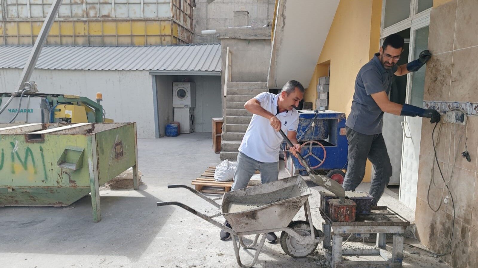 Nevşehir’de santrale denetim: Yapı malzemeleri incelendi