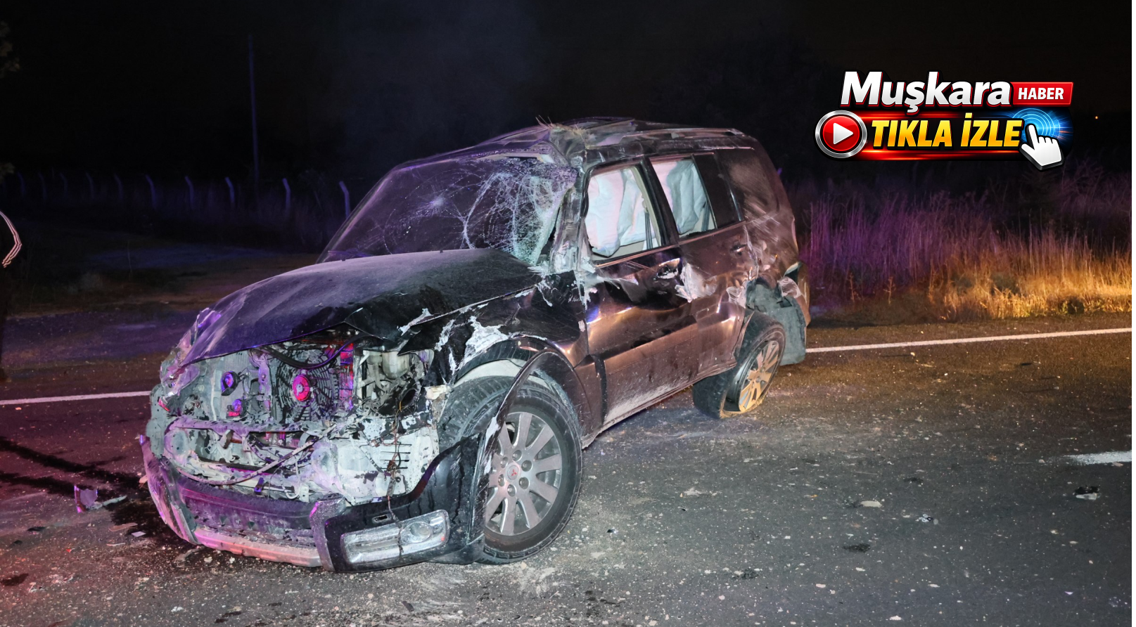 Nevşehir’de otomobil takla atıp karşı şeride geçti: 2 yaralı