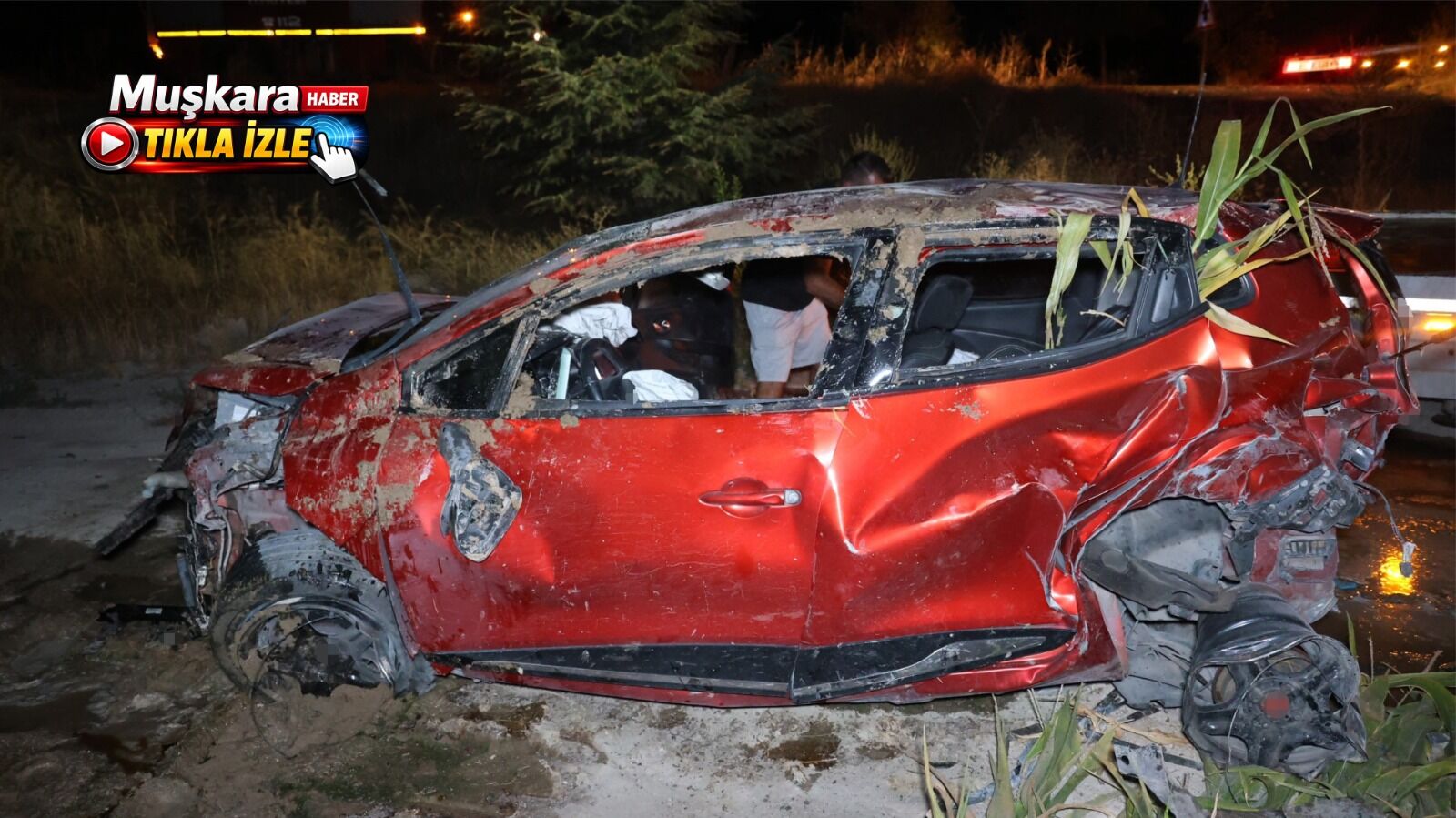 Nevşehir'de korkutan kaza: Otomobil takla attı 4 kişi yaralandı