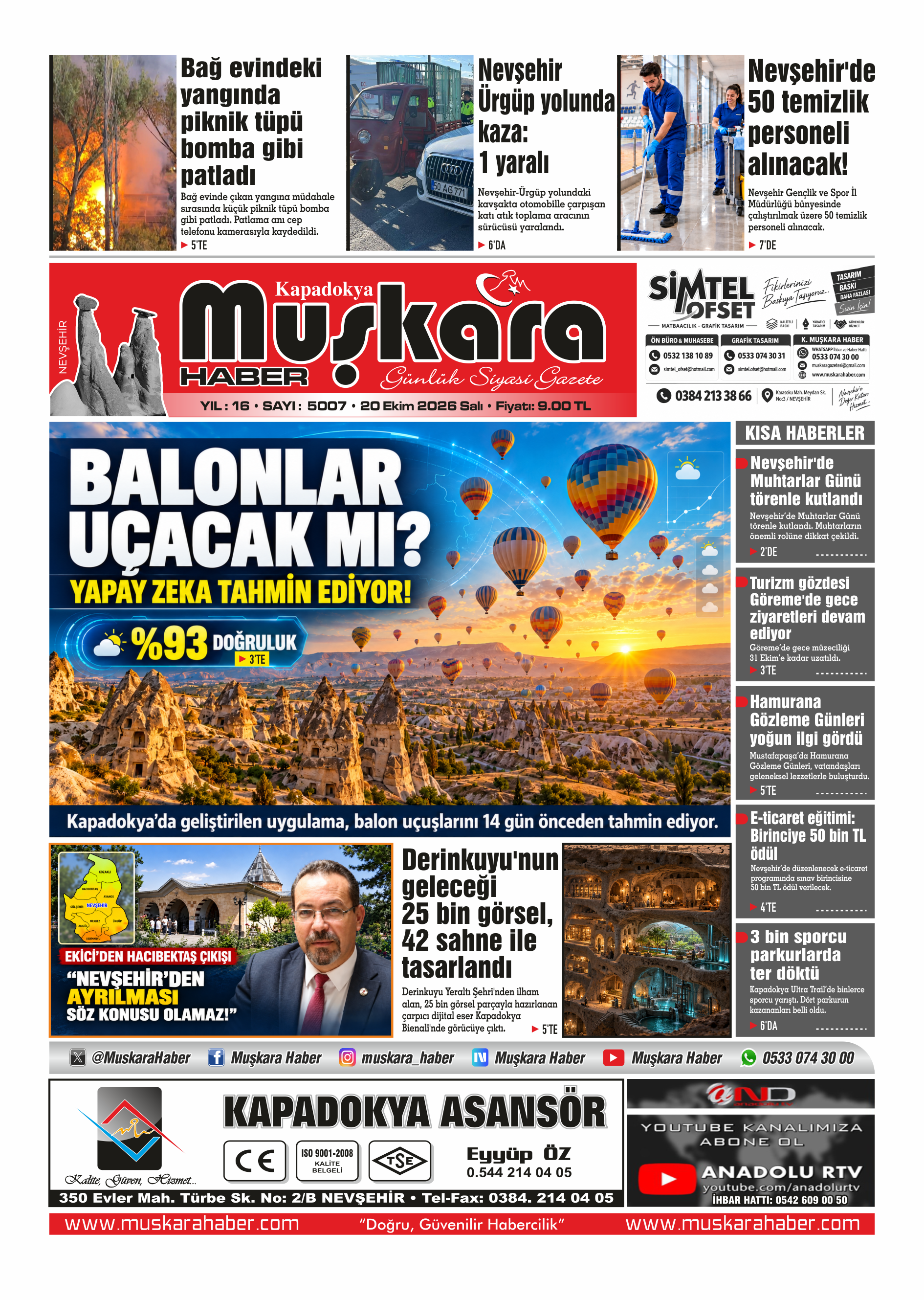 20 Ekim 2026 Salı