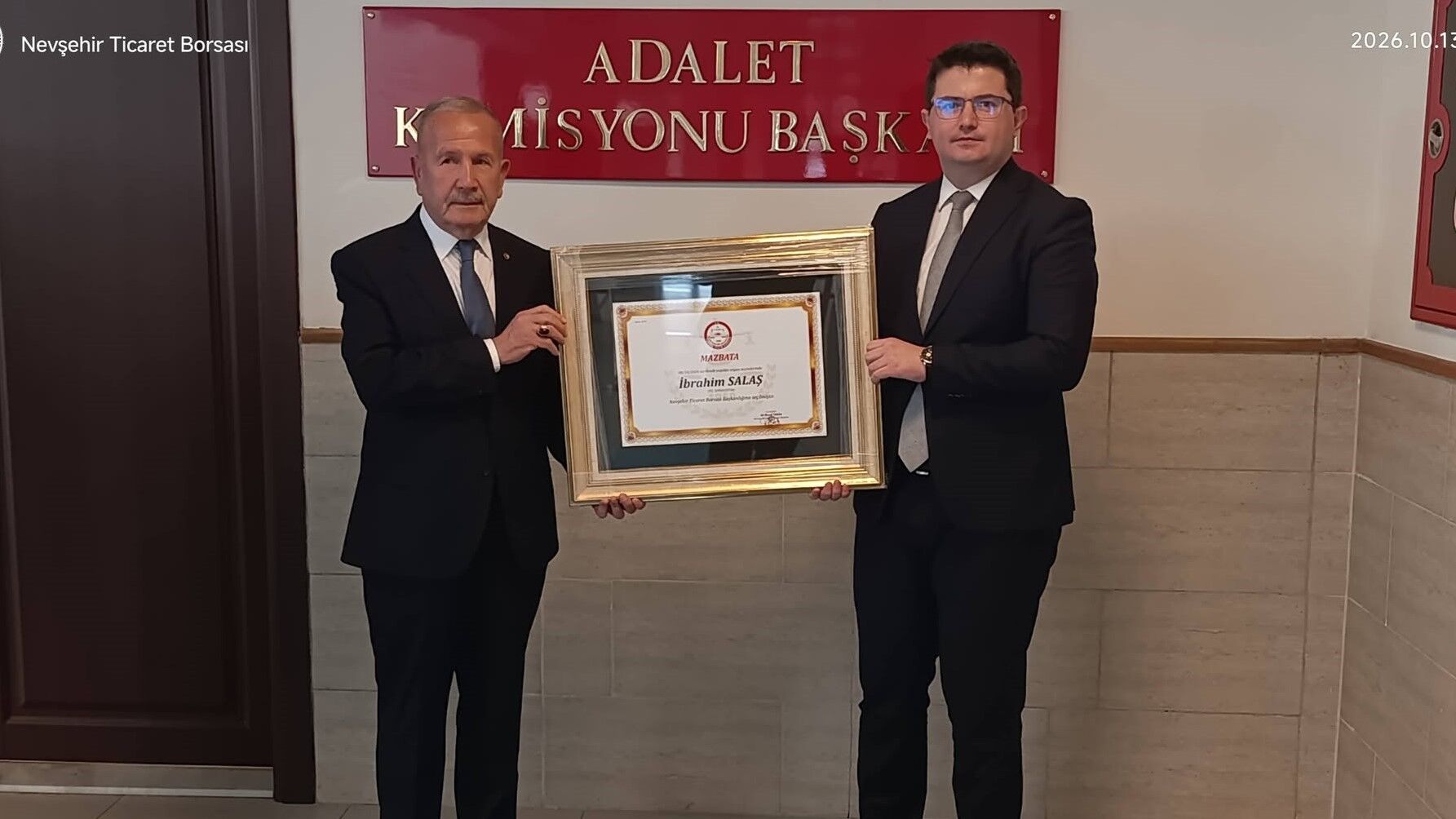 İbrahim Salaş mazbatasını aldı: NTB’de yeni dönem başladı!