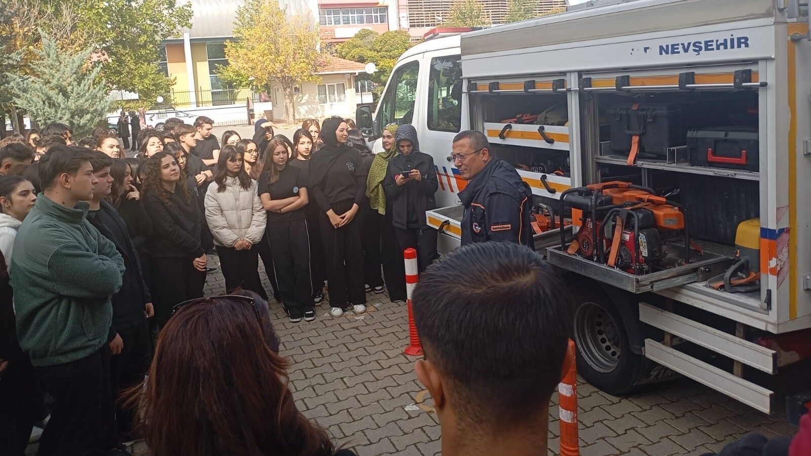 Nevşehir’de öğrenciler afetlere karşı hazırlık için harekete geçti!