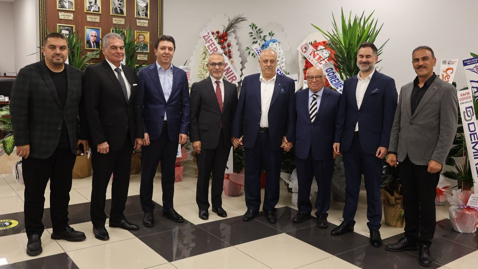 NEVBİAD Başkanı Tekin’den Öbekli ve Aldemir’e hayırlı olsun ziyareti