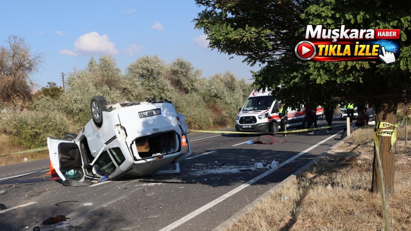 Nevşehir’de refüje çarpan araç takla attı: 1 ölü, 2 yaralı
