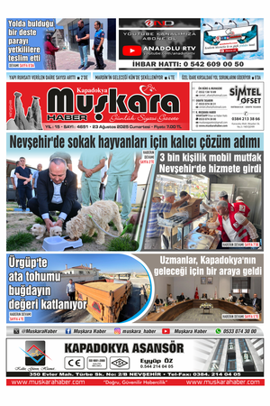 23 Ağustos Cumartesi 2025