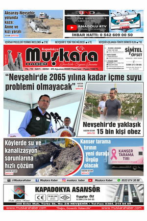 25 Ağustos 2025 Pazartesi