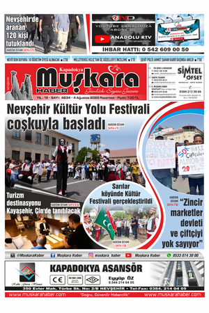 4 Ağustos 2025 Pazartesi