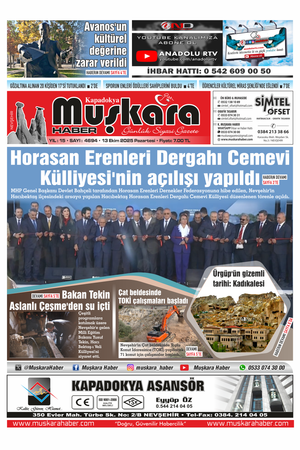 13 Ekim 2025 Pazartesi