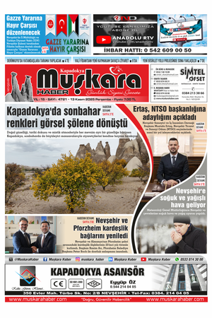 13 Kasım 2025 Perşembe