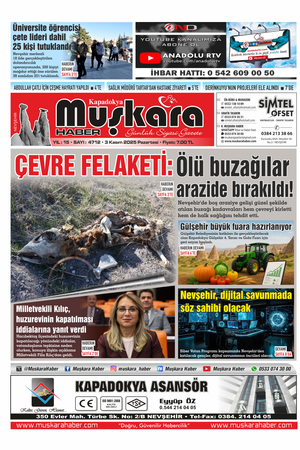 3 Kasım 2025 Pazartesi