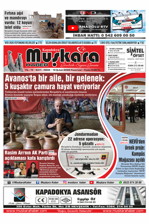 16 Şubat 2026 Pazartesi