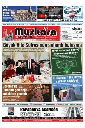 21 Şubat 2026 Cumartesi