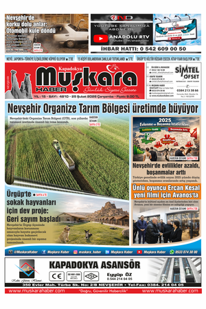 25 Şubat 2026 Çarşamba