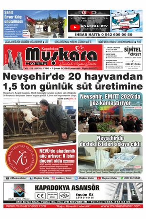 7 Şubat 2026 Cumartesi