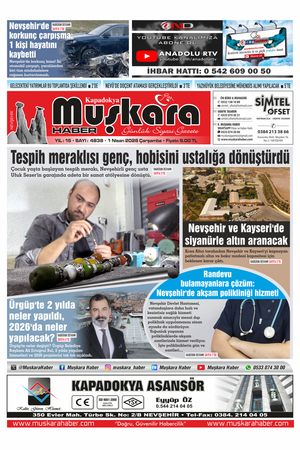 1 Nisan 2026 Çarşamba