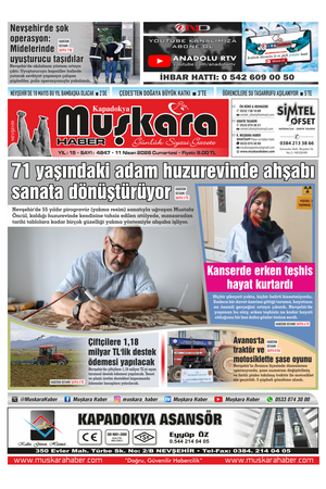 11 Nisan 2026 Cumartesi