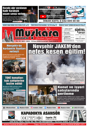 18 Nisan 2026 Cumartesi