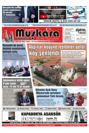 22 Nisan 2026 Çarşamba