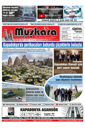 25 Nisan 2026 Cumartesi