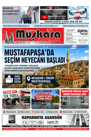 11 Mayıs 2026 Pazartesi