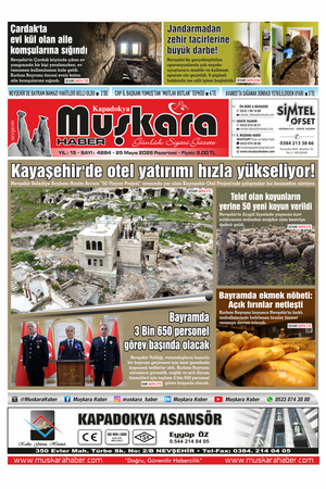 25 Mayıs 2026 Pazartesi
