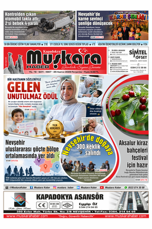 25 Haziran 2026 Perşembe