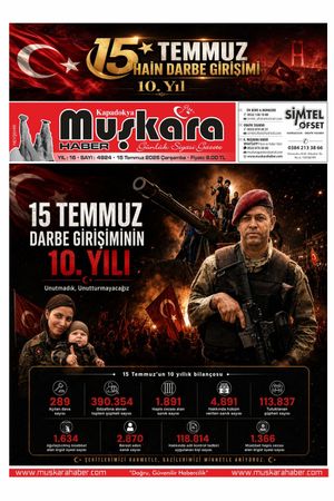 15 Temmuz 2026 Çarşamba