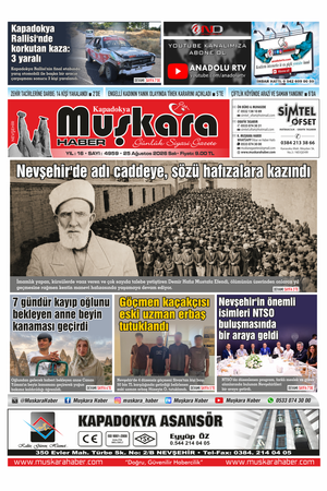 25 Ağustos 2026 Salı