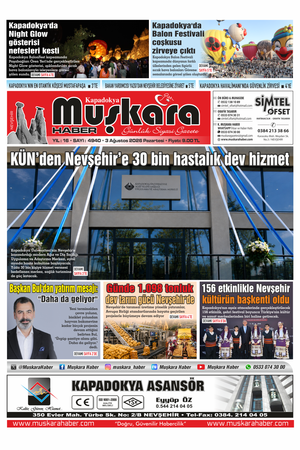 3 Ağustos 2026 Pazartesi