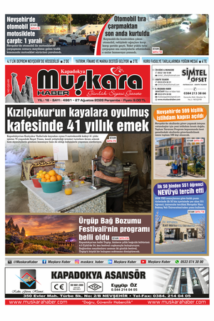 27 Ağustos 2026 Perşembe