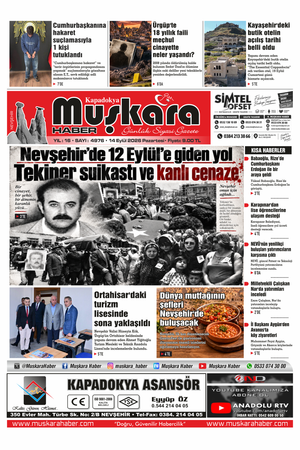 14 Eylül 2026 Pazartesi